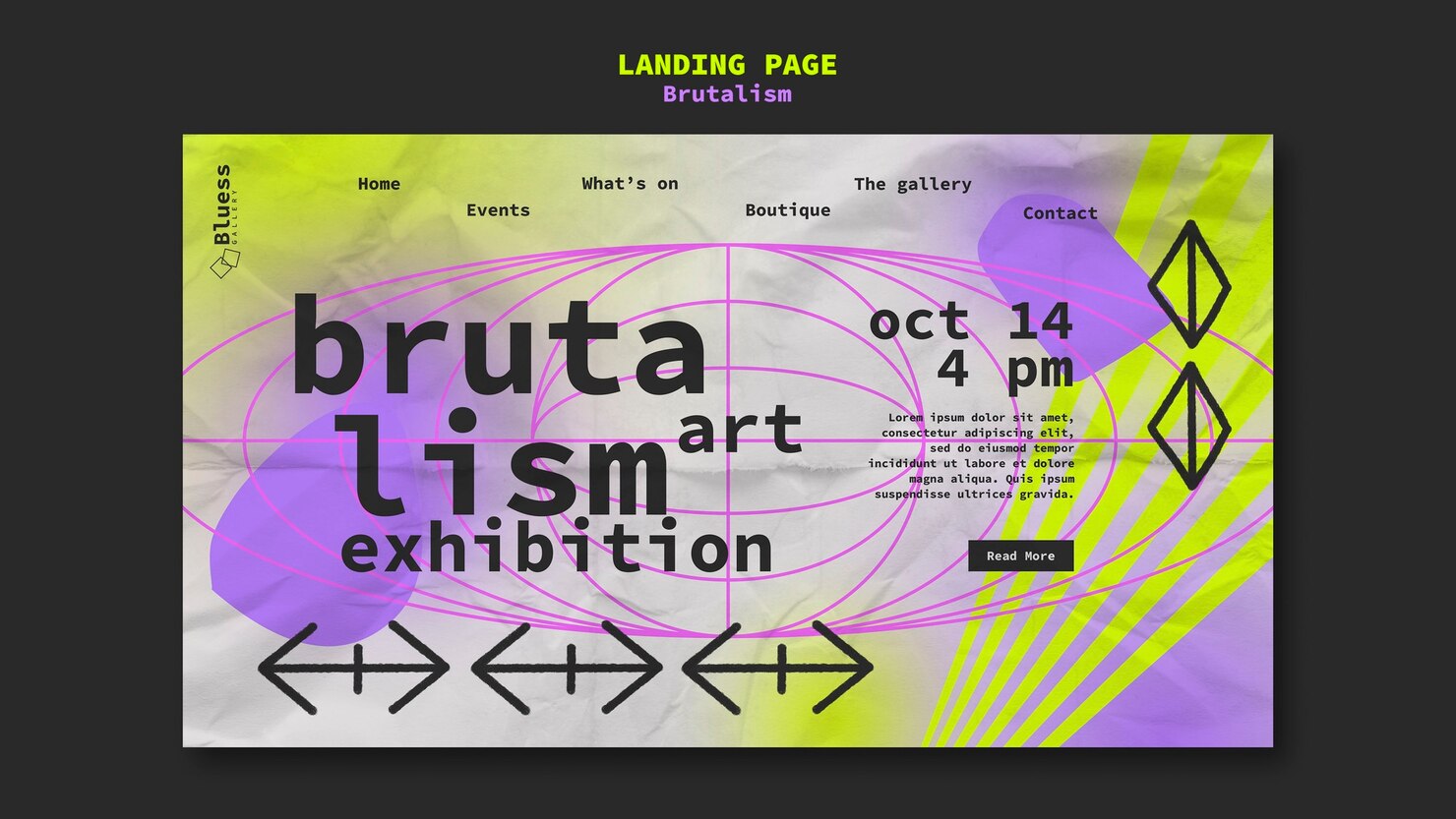 Magazine layout design